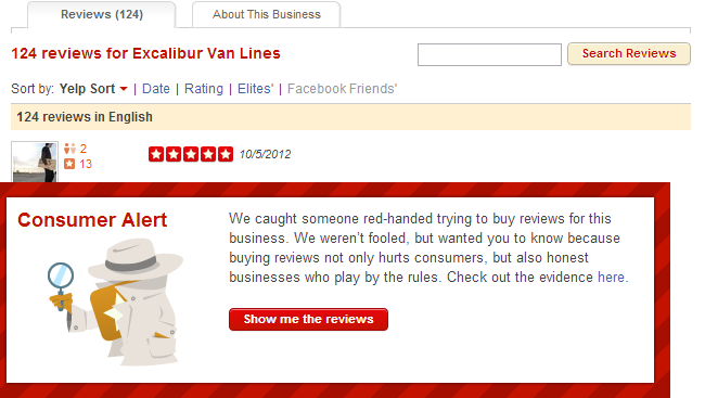 Yelp Buying Reviews