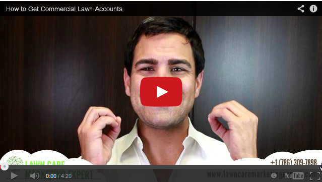 How to Get Commercial Lawn Accounts